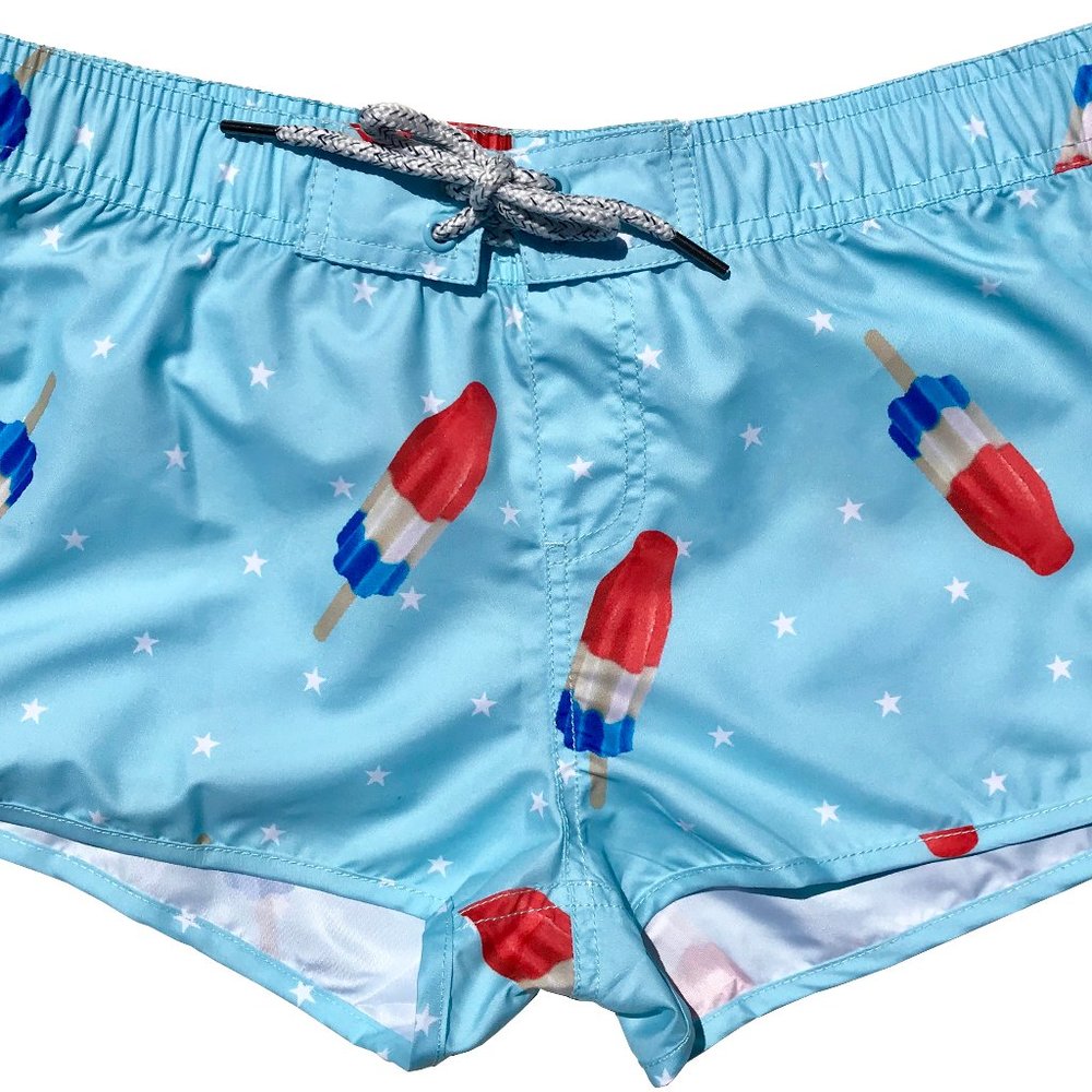 womens popsicle swim trunks